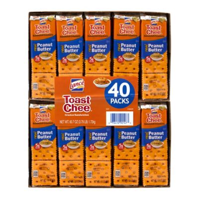 Lance Toast Chee Peanut Butter Cracker Sandwiches, 40 ct.