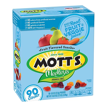 MOTT'S Medley's Gummy Fruit Snacks, 8 oz., 90 ct.