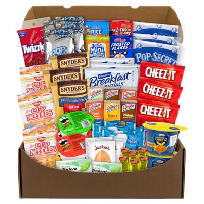 SNACK BOX PROS Dorm Room Survival Snack Box