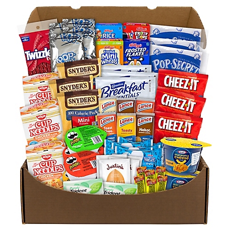 SNACK BOX PROS Dorm Room Survival Snack Box
