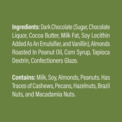 Image showing  Lyndon Reede Dark Chocolate Covered Almonds, 45 oz. Tub