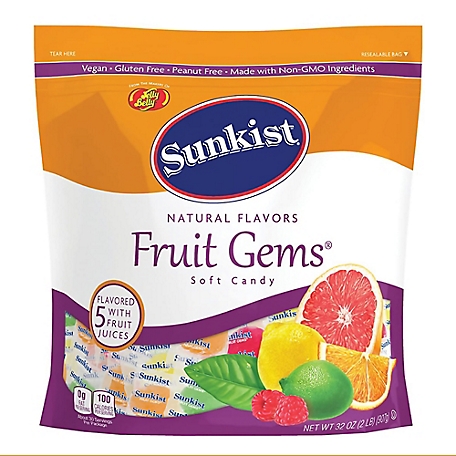 Sunkist Fruit Gem Candy, 2 lb. Pouch