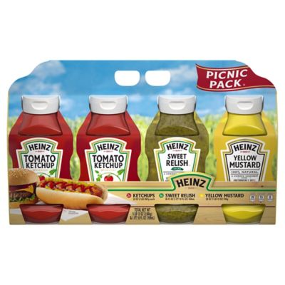 HEINZ Picnic Pack Condiment Set, 4 ct.