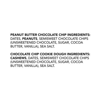 Image showing 3 th Larabar Peanut Butter Chocolate Chip and Chocolate Chip Cookie Dough, 2 Flavors, 20 ct.