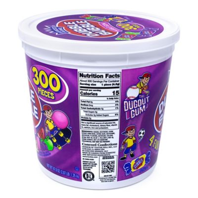 Image showing  Assorted 4-Flavor Twist Bulk Bubble Gum Tub, 300 ct.