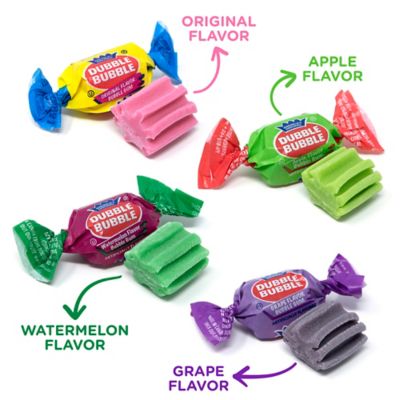 Image showing 5 th Dubble Bubble Assorted 4-Flavor Twist Bulk Bubble Gum Tub, 300 ct.