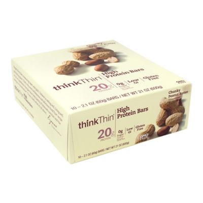Image showing  Chunky Peanut Butter High Protein Bars, 10 ct.