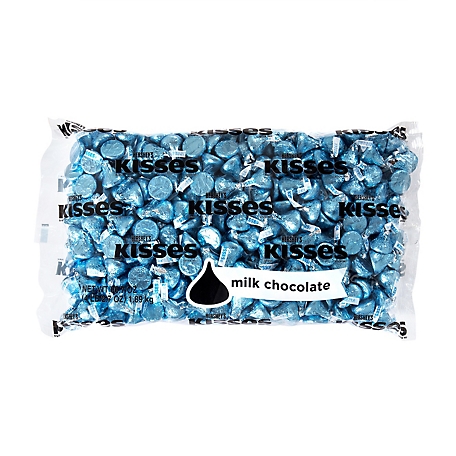 Hershey's KISSES Milk Chocolate Candy, Blue