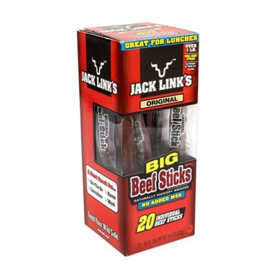 Jack Link's Big Beef Jerky Sticks, 92 oz., 20 ct -  89389