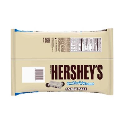Image showing  Snack Size Cookies 'N Creme White Chocolate Bars