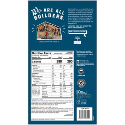 Image showing 6 th Clif Bar Builders 20g Protein Bar Variety pk., 18 ct.