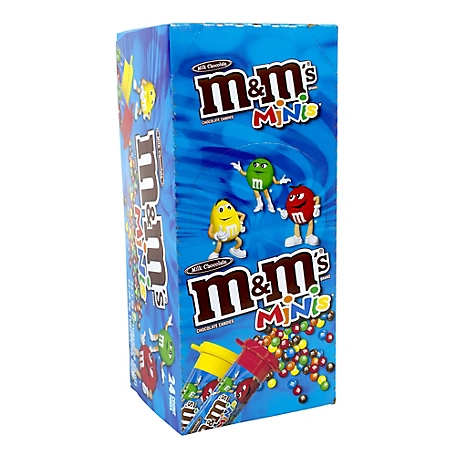 M&M's Minis Milk Chocolate Pieces, 1.08 oz., 24/Box (209-00061
