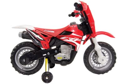 Image showing  6V Honda Dirt Bike Ride-On Toy, Red