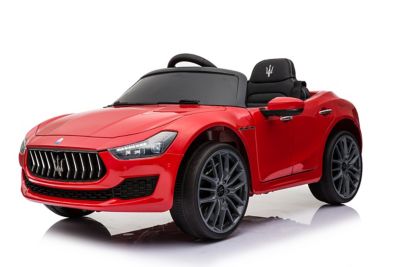Image showing  12V Maserati Ghibli Ride-On Car, Red