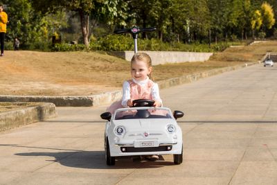 Image showing 5 th Best Ride On Cars Fiat Push Car, White