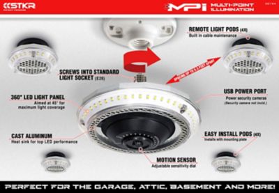 Image showing 7 th STKR Concepts 11.3 in. 60W/7,500 Lumen MPI Multi-Point Illumination Light