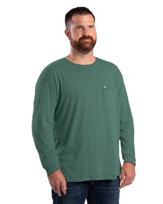 Berne Men's Performance Long-Sleeve Pocket T-Shirt