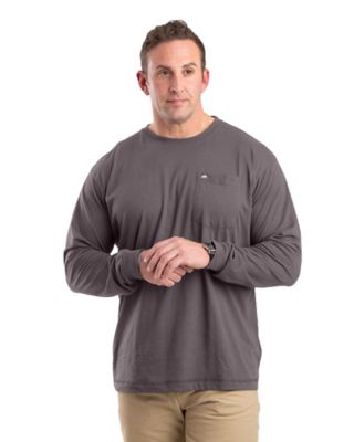 Berne Men's Performance Long-Sleeve Pocket T-Shirt