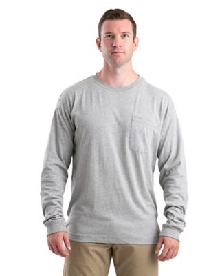 Berne Men's Performance Long-Sleeve Pocket T-Shirt