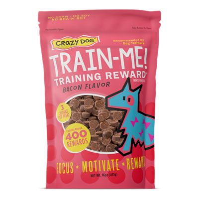 Crazy Dog Train-Me! Bacon Flavor Dog Treats, 16 oz.