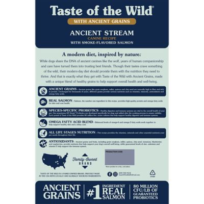 Image showing  Ancient Stream All Life Stages with Ancient Grains Smoke-Flavored Salmon Dry Dog Food