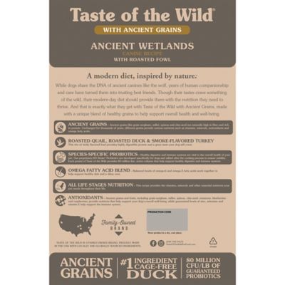 Image showing  Ancient Wetlands Canine Recipe with Roasted Fowl Dry Dog Food