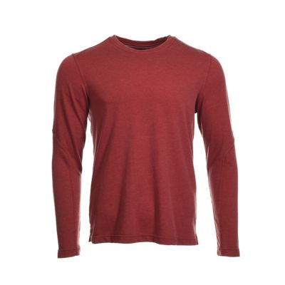 Hi-Tec Sports Men's Gourd Long Sleeve French Terry Crew Neck Hiking ...