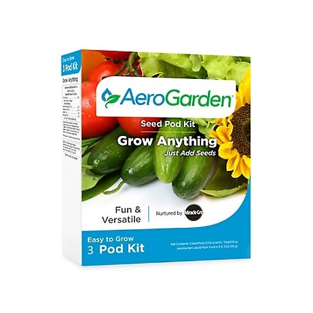 AeroGarden Grow Anything Seed Pod Kit, 3 Pods