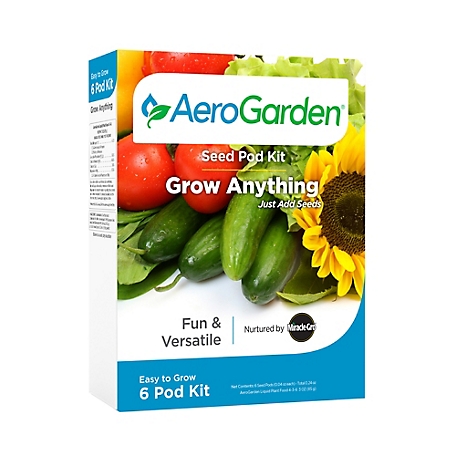 AeroGarden Grow Anything Seed Pod Kit, 6 Pods