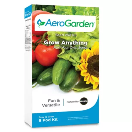 AeroGarden Grow Anything Seed Pod Kit 9 Pods Kitchen Decor