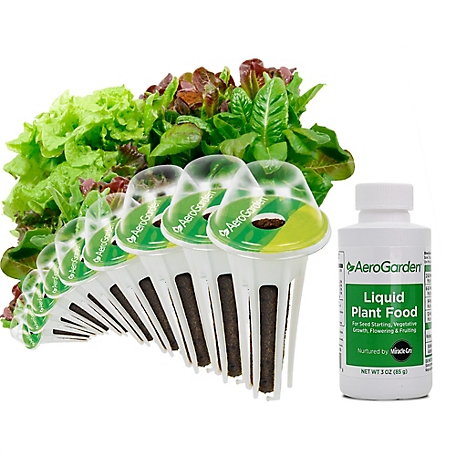 AeroGarden Heirloom Salad Greens Mix Seed Pod Kit, 9 Pods