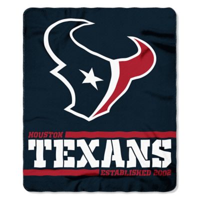 Northwest Fleece Houston Texans Throw Blanket, 50 in. x 60 in., Split Wide