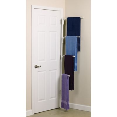 Image showing  Clutterbuster Family Towel Bar, White