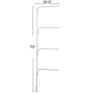 Image showing  Clutterbuster Family Towel Bar, White