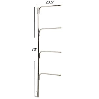 Image showing  Clutterbuster Family Towel Bar, Chrome