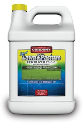 Gordon's Liquid Lawn & Pasture Fertilizer 20-0-0 with Micronutrients, 1 gal.