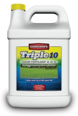 Gordon's Triple 10 Liquid Fertilizer 10-10-10, 1 Gal.