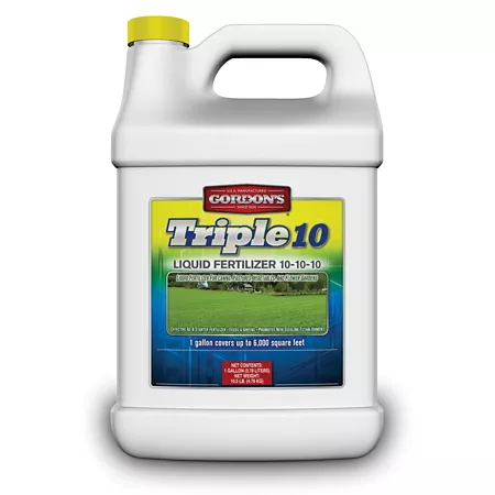 Gordon has 1 gallon 6 000 square feet Triple 10 Liquid Fertilizer 10-10-10 Fertilizers