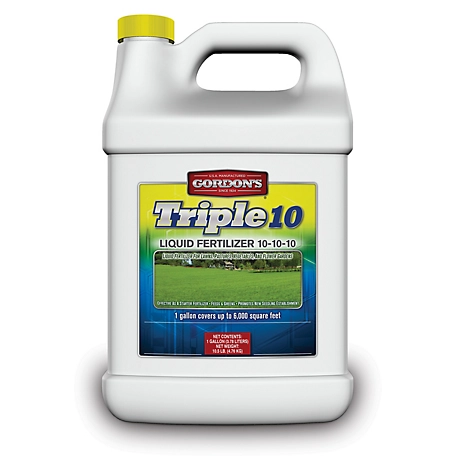 Gordon's Triple 10 Liquid Fertilizer 10-10-10, 1 Gal.