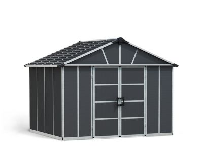 Canopia by Palram Yukon Shed, Gray, 11 ft. x 9 ft.