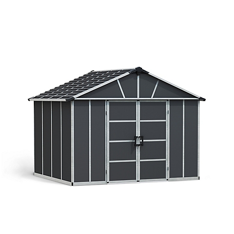Canopia by Palram Yukon Shed, Gray, 11 ft. x 9 ft.