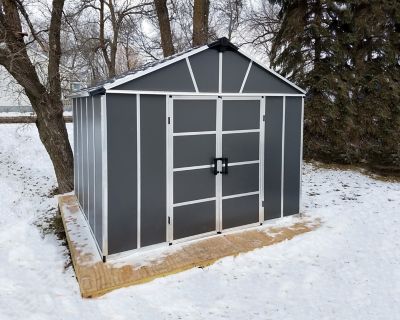 Image showing  11 ft. x 9 ft. Yukon Shed, Gray