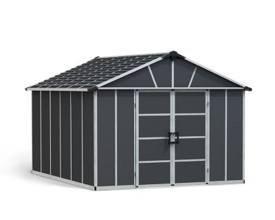 Canopia by Palram Yukon Shed, Gray, 11 ft. x 13 ft.