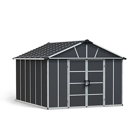 Canopia by Palram Yukon Shed, Gray, 11 ft. x 13 ft.