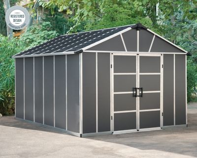 Image showing  Yukon Shed, Gray, 11 x 13ft.