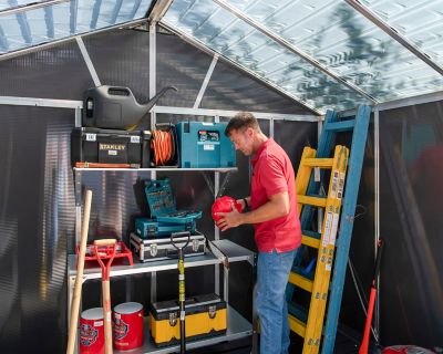 Image showing  Yukon Shed, Gray, 11 x 13ft.