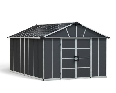 Canopia by Palram Yukon Shed, Gray, 11 x 17ft.