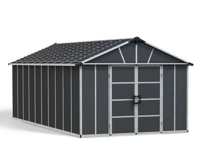 Canopia by Palram Yukon Shed, Gray, 11 ft. x 21 ft.