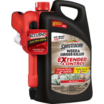 Image showing  1.33 gal. Weed and Grass Killer with Extended Control AccuShot Sprayer