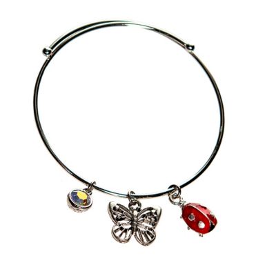 Buddy G's Little Lady Bangle Charm Bracelet